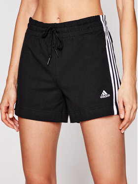 adidas adidas Pantaloni scurți sport Essentials Slim 3-Stripes GM5523 Negru Slim Fit
