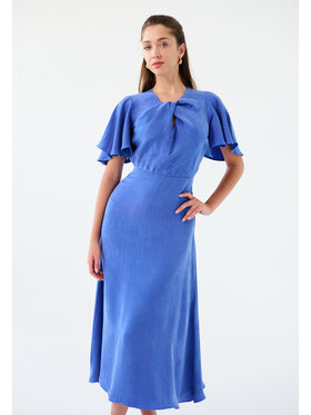 Leimann Leimann Sukienka koktajlowa Camelia Granatowy Feminine Fit