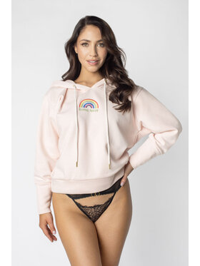 White Rvbbit White Rvbbit Bluza Rainbow Różowy Regular Fit