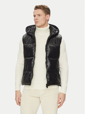 Save The Duck Save The Duck Kamizelka D80296M LUCK19 Czarny Regular Fit