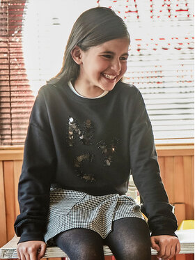 Mayoral Mayoral Bluză 7472 Negru Regular Fit