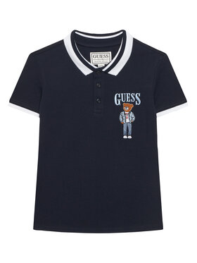 Guess Guess Поло L6RP01 KBV51 Cиній Regular Fit