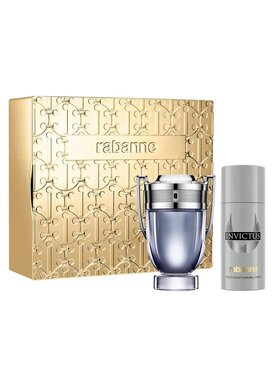 Paco Rabanne Paco Rabanne Paco Rabanne Invictus zestaw woda toaletowa spray 100ml + dezodorant spray 150ml Zestaw zapachowy
