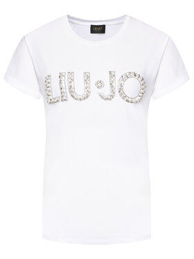 Liu Jo T-shirt CA1236 J9135 Bijela Regular Fit