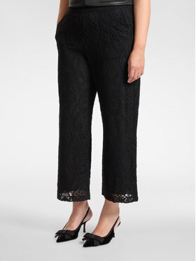 Elena Mirò Elena Mirò Spodnie materiałowe P160P100386N033 Czarny Regular Fit