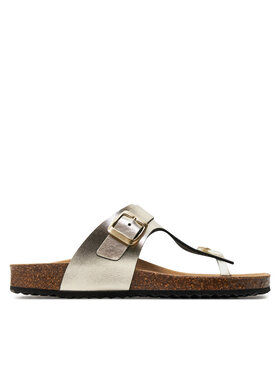 Geox Geox Flip flop D Brionia D35LSK 000BN C2012 Auriu