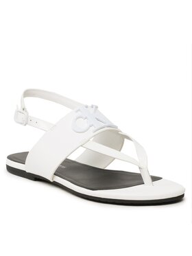 Calvin Klein Jeans Calvin Klein Jeans Sandali Flat Sndal Toepost Hw YW0YW00953 Bela