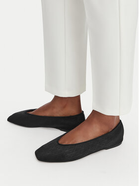 Calvin Klein Calvin Klein Balerina Square Ballerina Aop Mesh HW0HW02937 Fekete