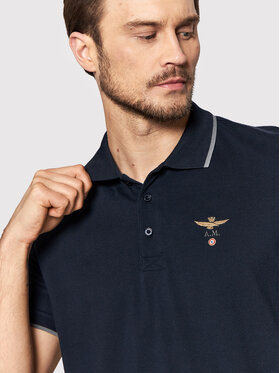 Aeronautica Militare Polo 221PO1308P82 Tamnoplava Regular Fit