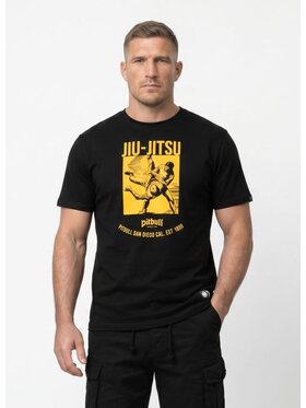 PITBULL PITBULL T-Shirt JIU-JITSU Czarny Regular Fit