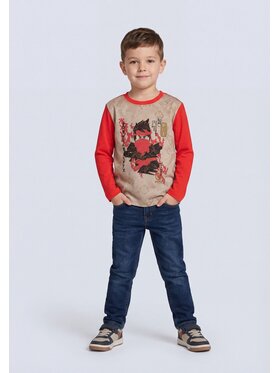 LEGO LEGO Longsleeve Taj221 Czerwony Regular Fit