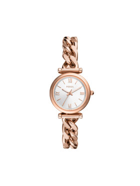 Fossil Fossil Zegarek Carlie ES5330 Różowe złoto