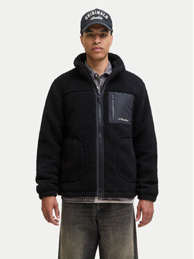 Jack & Jones Jack & Jones Fleecová mikina Soho 12278784 Černá Regular Fit