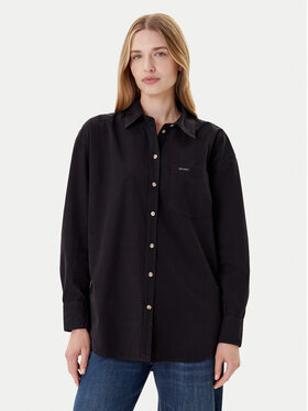 Guess Jeans Guess Jeans Πουκάμισο W4YH22 WGCF1 Μαύρο Relaxed Fit
