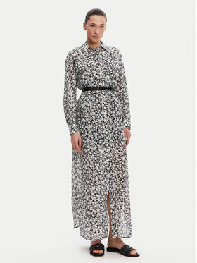 MICHAEL Michael Kors MICHAEL Michael Kors Rochie tip cămașă MS582UXH7F Negru Relaxed Fit