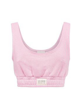 MissDenim MissDenim Top Flippy Bra Różowy Basic Fit