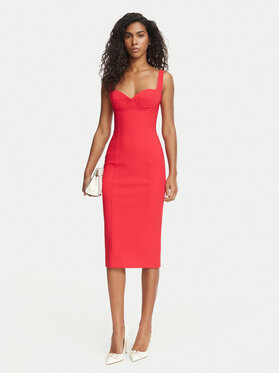 Elisabetta Franchi Elisabetta Franchi Sukienka koktajlowa AB-002-67E2-V470 Czerwony Fitted Fit