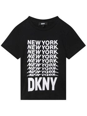 DKNY DKNY Tricou D35S76 S Negru Regular Fit
