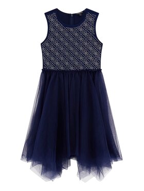 Guess Kids Guess Kids Sukienka 171537 Niebieski Classic Fit