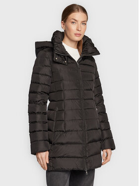 Add Add Pūkinė striukė 6AW002 Juoda Slim Fit