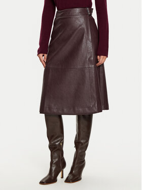 Gonna bordeaux pelle new arrivals