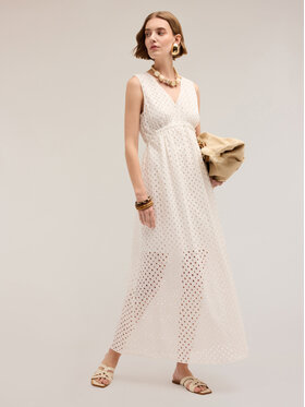 Motivi Motivi Abito da sera 7272W001454N011 Bianco Regular Fit