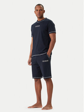 Guess Guess Pidžama U6GX03 KCAM1 Tumši zils Regular Fit