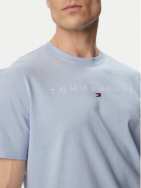 Tommy Jeans Tommy Jeans T-Shirt DM0DM20744 Ανοιχτό μπλε Regular Fit