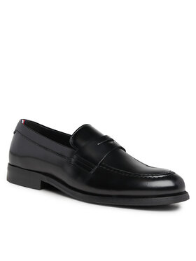 Tommy Hilfiger Tommy Hilfiger Обувки Hilfiger Thunit Patent Loafer FM0FM04900 Черен