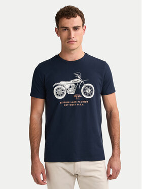 Petrol Industries Petrol Industries T-shirt M-1050-TSR707 Tamnoplava Regular Fit