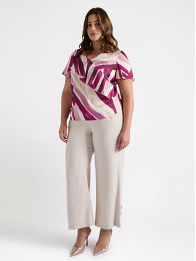 Fiorella Rubino Fiorella Rubino Bluzka 2825T002352N0S1 Bordowy Regular Fit