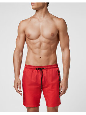 PHILIPP PLEIN PHILIPP PLEIN Spodnie materiałowe 10415 Czerwony Comfort Fit