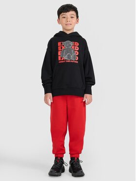 4F 4F Pantaloni da tuta 4FJRAW25TTROM1634-62S Rosso Regular Fit