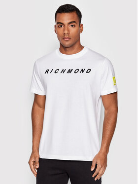 John Richmond John Richmond T-Shirt UMA22014TS Biały Regular Fit