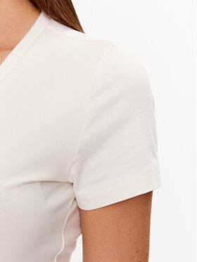 Guess Guess T-Shirt W3YI34 J1314 Biały Slim Fit