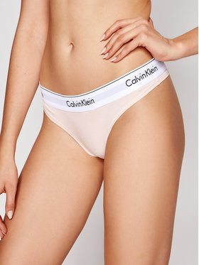 Calvin Klein Underwear Calvin Klein Underwear Stringi 0000F3786E Różowy