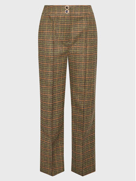 IXIAH IXIAH Pantaloni din material X221-70117 Bej Relaxed Fit