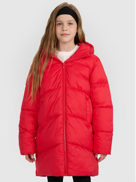 4F 4F Kurtka puchowa OUTERWEAR Czerwony Regular Fit