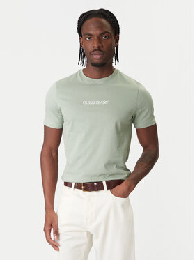 Guess Jeans Guess Jeans T-shirt M4YI52 K8HM0 Verde Regular Fit