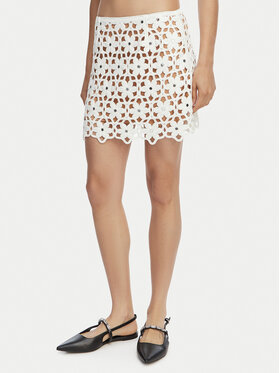 MICHAEL Michael Kors MICHAEL Michael Kors Mini suknja MS670M4KNE Bijela Regular Fit