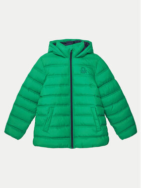 United Colors Of Benetton United Colors Of Benetton Geacă de iarnă 2WU0CN016 Verde Regular Fit