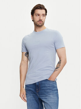 Guess Guess T-Shirt M2YI72 I3Z14 Himmelblau Slim Fit