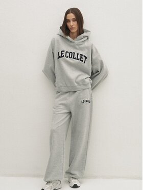 Le Collet Le Collet Bluza LEYA Szary Oversize
