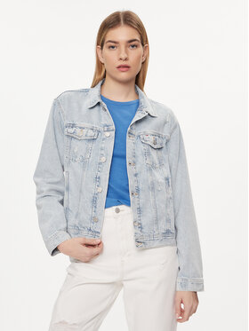 Tommy Jeans Tommy Jeans Geacă de blugi Flag DW0DW18331 Albastru Regular Fit