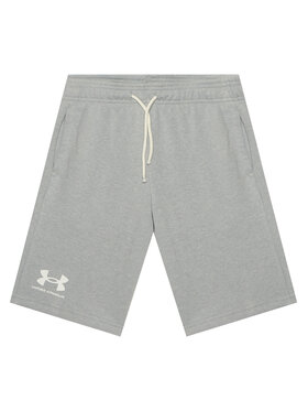 Under Armour Under Armour Športové kraťasy UA RIVAL TERRY SHORT 1377255 Sivá Regular Fit