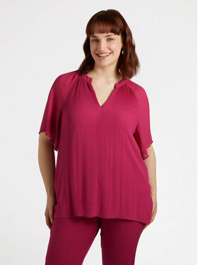 Fiorella Rubino Fiorella Rubino Bluzka 2757T002249N016 Czerwony A-Line Fit