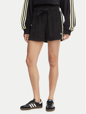 adidas adidas Спортивні шорти Terry Towel Firebird KD1398 Чорний Loose Fit