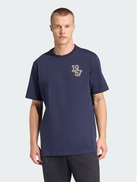 adidas adidas Koszulka techniczna 162501 Niebieski jasny Loose Fit