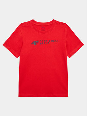 4F 4F Tricou 4FJSS23TTSHM292 Roșu Regular Fit