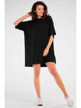 Infinite You Infinite You Sukienka M255 Czarny Basic Fit